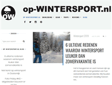 Tablet Screenshot of op-wintersport.nl